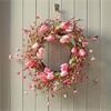 TULIP WREATH 45CM