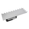BIMATERIAL HANDLE STAINLESS STEEL ROUND NOTCHED TROWEL