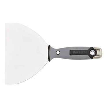 STAINLESS STEEL PUTTY KNIFE WITH BI-MATERIAL HANDLE 150