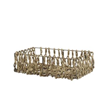 BRAIDED JUTE NAPKIN HOLDER