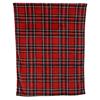 THROW POLYESTER FLANNEL CHECK