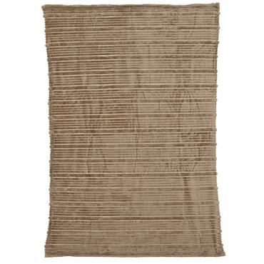 GREY STRIPE THROW