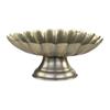 ANTIQUE BRASS CENTREPIECE BOWL ON FOOT