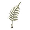 ANTIQUE BRASS LEAF HOOK H25cm