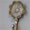 ANTIQUE BRASS HOOK WITH FLOWER