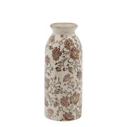 GRENOBLE BOTTLE WITH FLORAL PATTERN H20CM