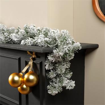 IMPERIAL GARLAND SNOWY INDOOR L270CM