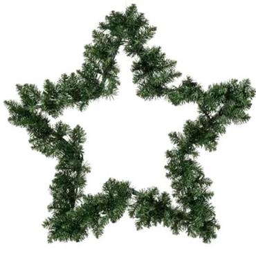 STAR WREATH INDOOR OUTDOOR D60CM
