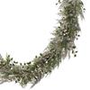 GARLAND WITH CHAMPAGNE GLITTER LEAVES