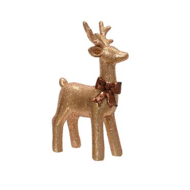 GLITTER REINDEER 15CM