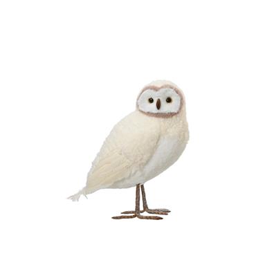 OWL WITH GLITTER H21CM