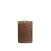MACON PILLAR CANDLE H40cm RUSTIC WALNUT