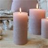 MACON PILLAR CANDLE H60CM RUSTIC DUSTY ROSE