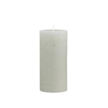 MACON PILLAR CANDLE H15CM RUSTIC GREEN