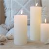 MACON PILLAR CANDLE H15CM RUSTIC CREAM