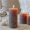 MACON PILLAR CANDLE H60cm RUSTIC WALNUT