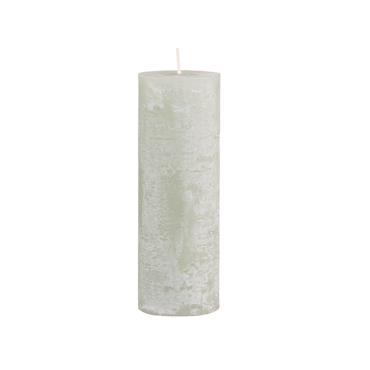 MACON PILLAR CANDLE H20CM RUSTIC GREEN