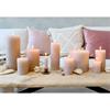MACON PILLAR CANDLE H30CM RUSTIC DUSTY ROSE