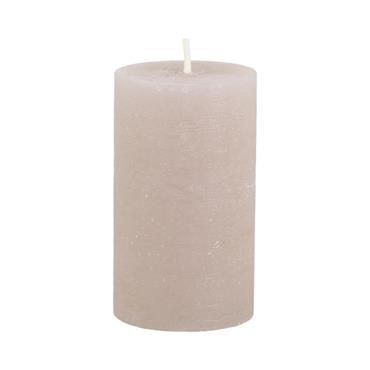 MACON PILLAR CANDLE H30CM RUSTIC DUSTY ROSE