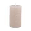 MACON PILLAR CANDLE H30CM RUSTIC DUSTY ROSE