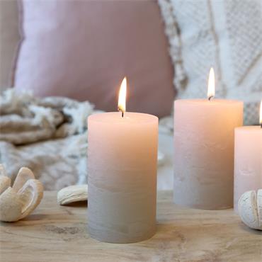 MACON PILLAR CANDLE H30CM RUSTIC NUDE