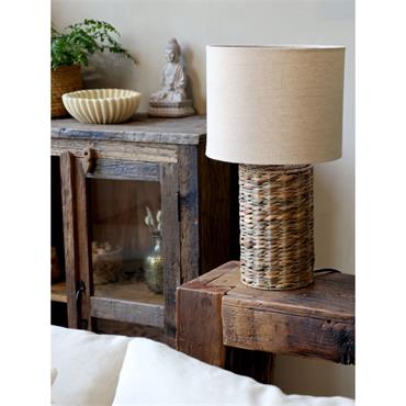 TABLE LAMP BRAIDED HYACINTH H50CM