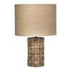 TABLE LAMP BRAIDED HYACINTH H50CM