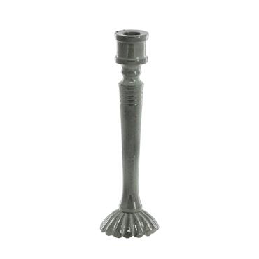 CANDLESTICK FOR TAPER CANDLE ANTIQUE VERTE H14CM