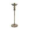 VIRE CANDLESTICK H40CM ANT BRASS