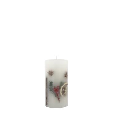 CHRISTMAS SPICE PILLAR CANDLE 14CM