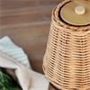 RECHARGEABLE RATTAN LAMP