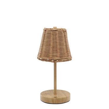 RECHARGEABLE RATTAN LAMP