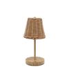 RECHARGEABLE RATTAN LAMP