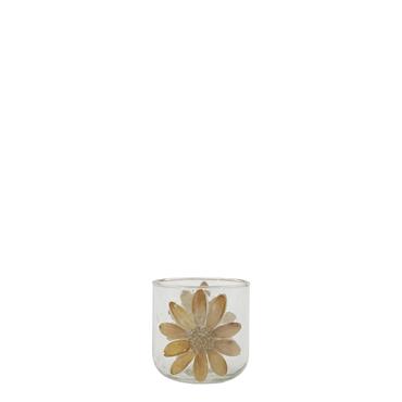 HURRICANE WITH DRIED FLOWER H8CM