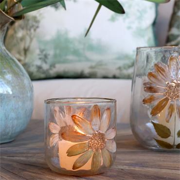 HURRICANE WITH DRIED FLOWER H8CM