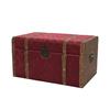LARGE RED VELVET CHEST