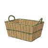 ROSEMARY GREEN RECTANGLE BASKET LARGE