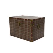 BROWN TARTAN CHEST MEDIUM