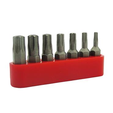 DARGAN 7pce 25mm TAMPER TORQUE BITS(T10-T40)