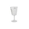 WINE GLASS PLASTIC WITH PATTERN