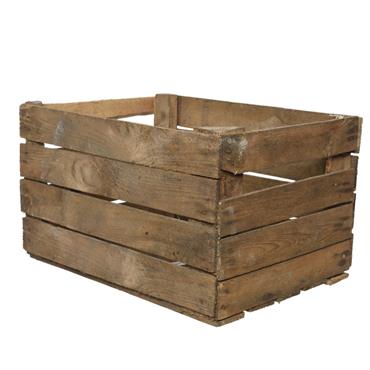 APPLE CRATE WOOD NATURAL BROWN