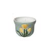 FLORAL POT CITRONELLA CANDLE