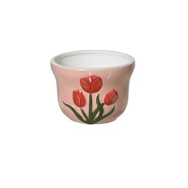 FLORAL POT CITRONELLA CANDLE