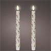 FLORAL PATTERN LED DINNER CANDLE