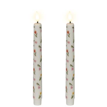 FLORAL PATTERN LED DINNER CANDLE