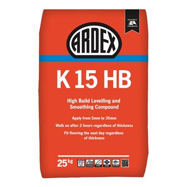 ARDEX K15HB THICK BED FLOOR LEVELLING COMPOUND 25kg