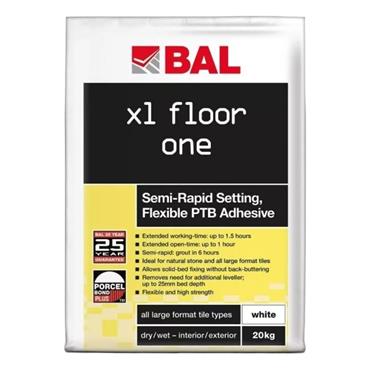 20kg BAL XL FLOOR ONE ADHESIVE WHITE