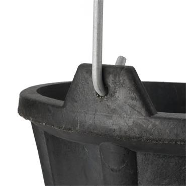 INDUSTRIAL RUBBER BUCKET WITH SPOUT 12LTR