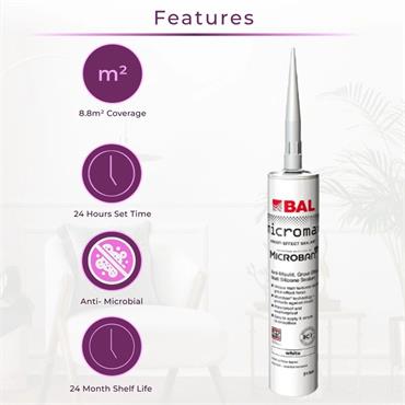310ml BAL MICROMAX SEALANT    WHITE