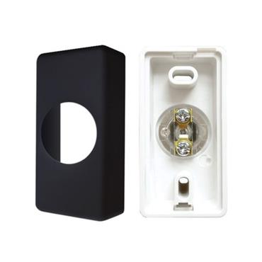 ILLUMINATED BELL PUSH BLACK/WHITE